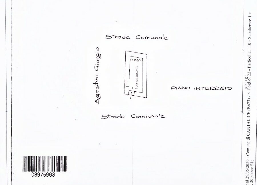 planimetria vano collegamento torre con appartamento