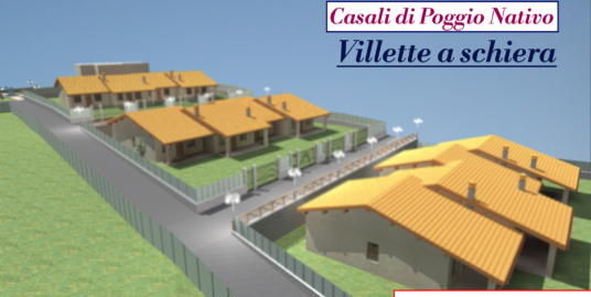 RIETI-CASALI DI POGGIO NATIVO: Nuove Costruzioni Villette a schiera (Rif.2423)