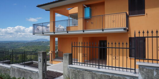 RIETI-CASTELNUOVO DI FARFA: Bifamiliare panoramica di nuova costruzione (Rif. 2435)